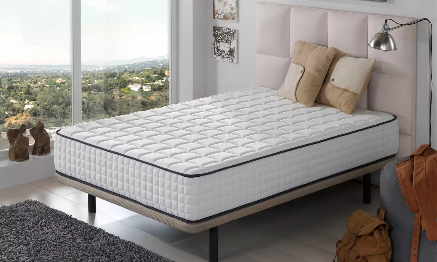 Visco-Gel Matratze mit Kaschmir-Fasern in der Größe nach Wahl - Primary Image