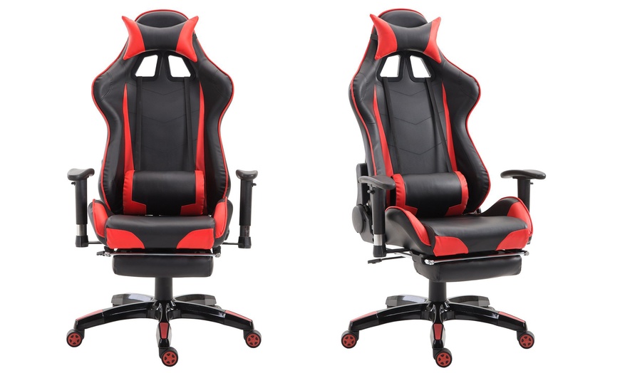 Image 13: HomCom Office Gaming Chairs