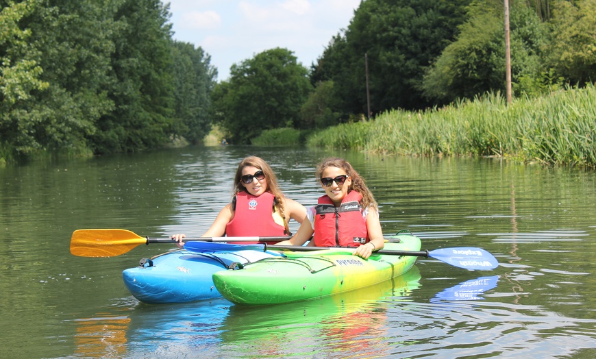 Image 1: Canoeing on the River Stort