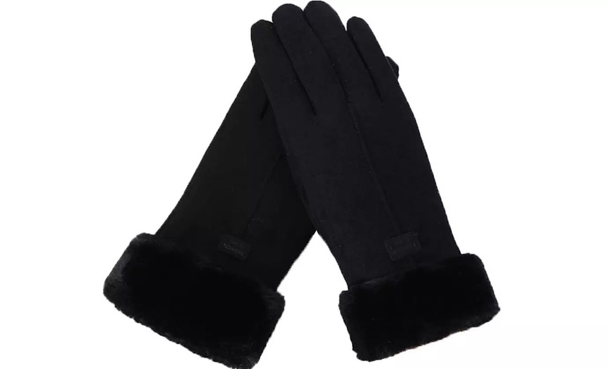 Image 2: Gants en Sherpa tactiles