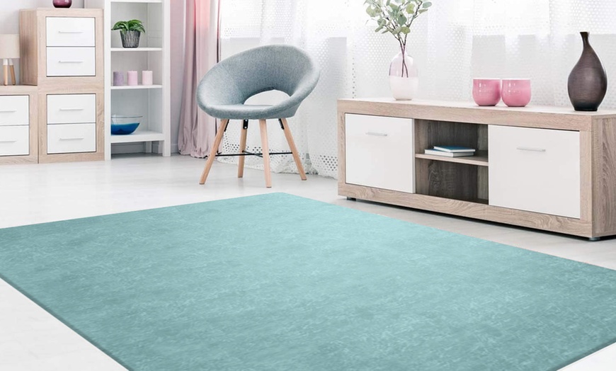 Image 4: Tapis uni pastel