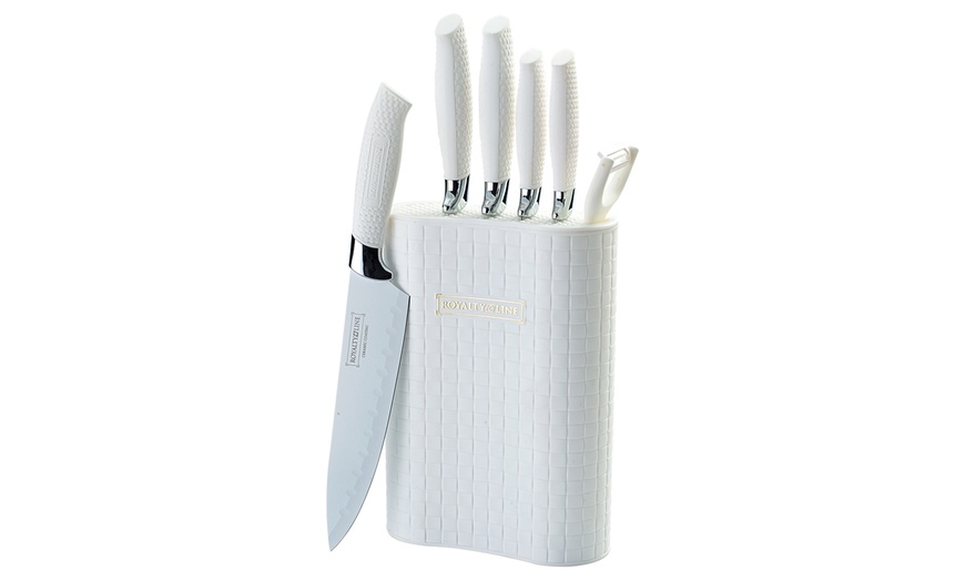 Image 5: Six-Piece Knife Set with Stand