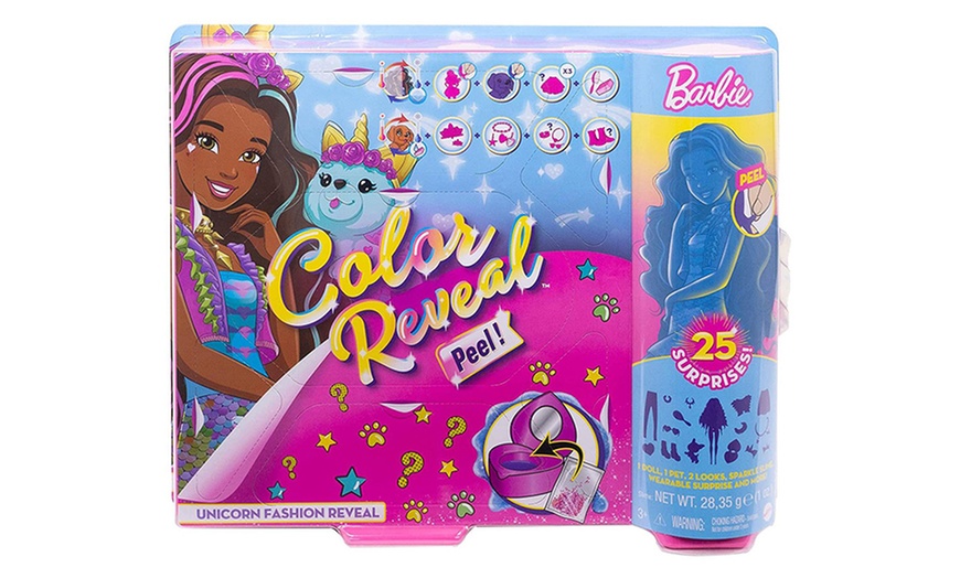 Image 13: Barbie Colour Reveal Peel Toy with 25 Accessories