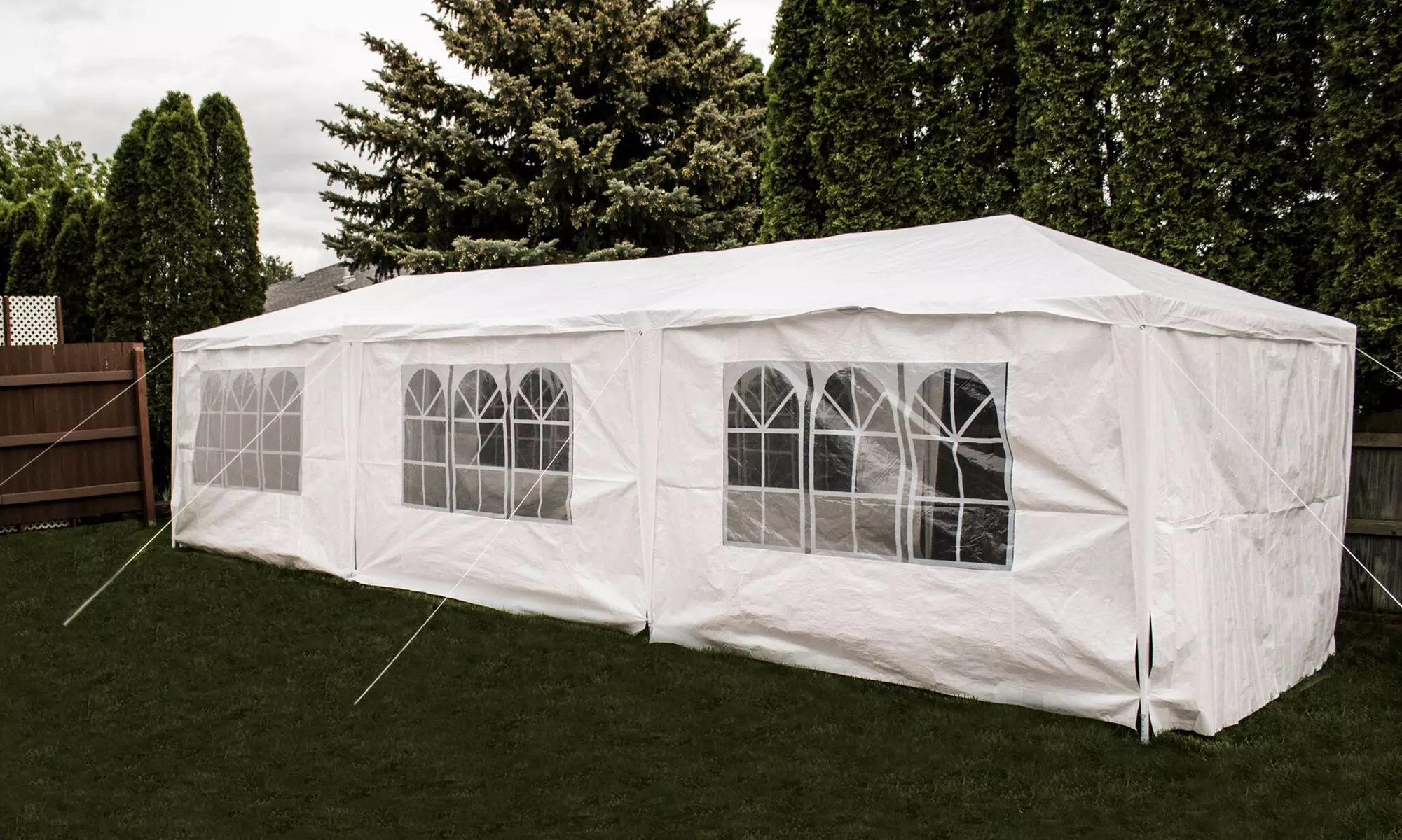 Heavy Duty Party Tents with Windowed Sides & Fast and Simple Set Up - Primary Image