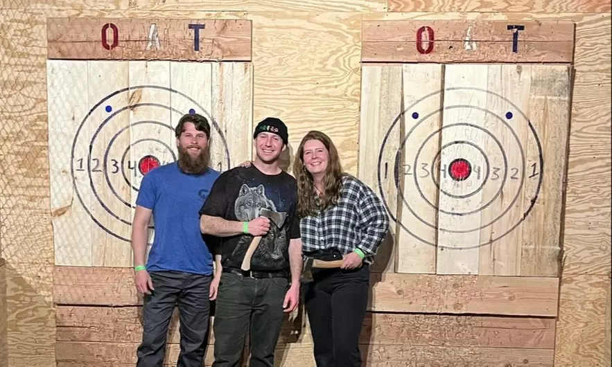 60-Minutes of Axe Throwing at Oxford Axe Throwing (Up to 37% Off) - Second Medium