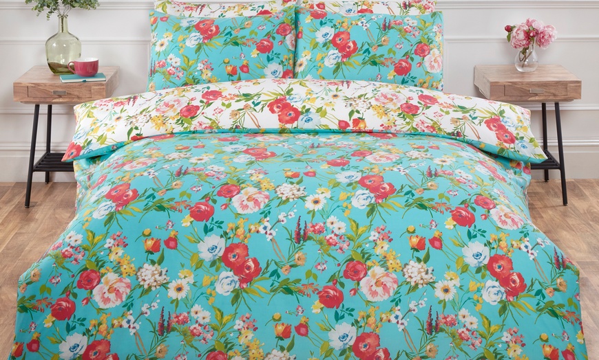 Image 6: Floral Easy Care Duvet Set