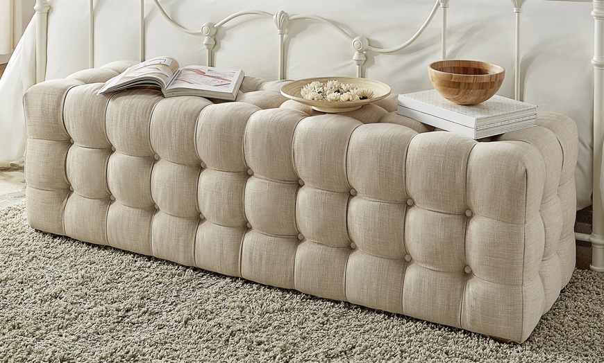 Image 4: Tufted Ottoman