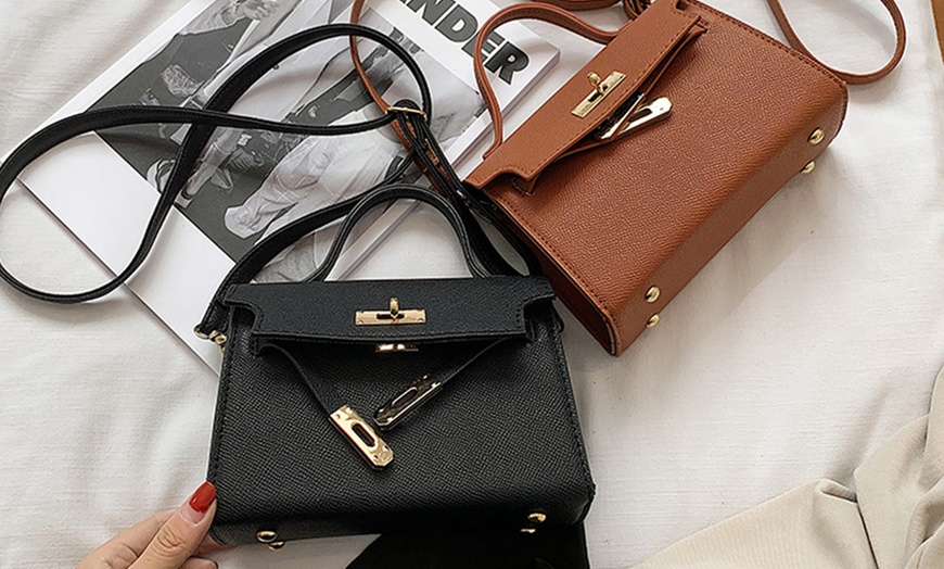 Image 2: Crossbody Satchel Bag