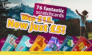 76 Online Scratchcards (Save 66%)