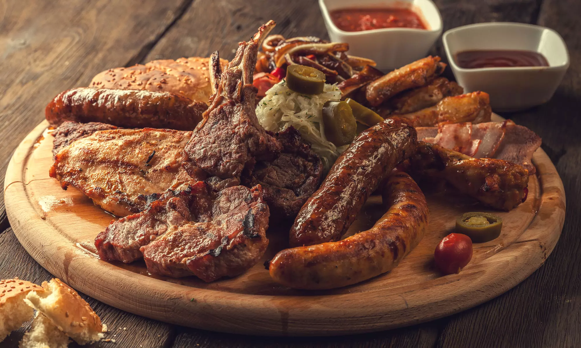 Gemischter Grillteller inkl. All-you-can-eat-Buffet für 1 - 4 Personen