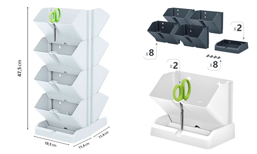 Image 9: Ensemble de jardinières verticales 