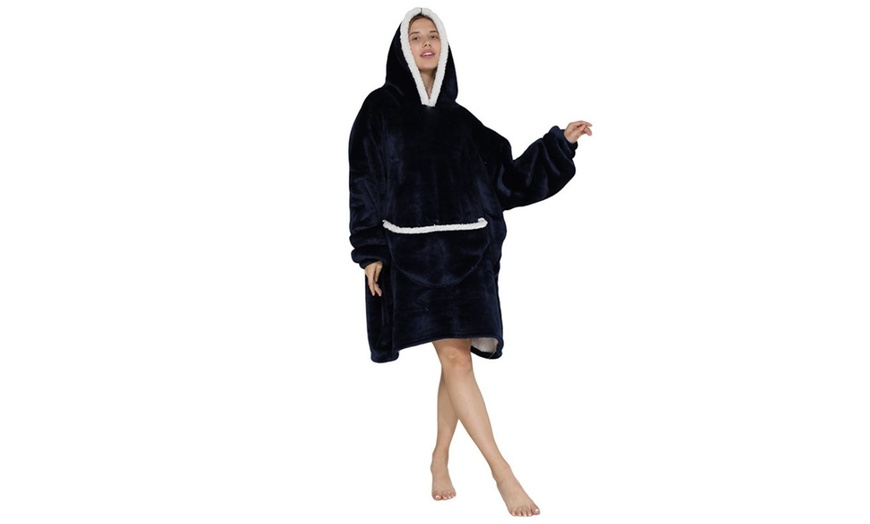 Image 8: Oversized Blanket Hoodie