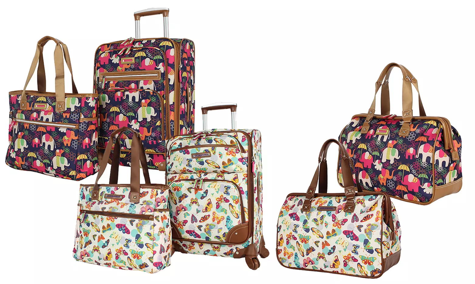 Lily Bloom Overnight Satchel or Luggage Set (1 or 2-Piece) - Primary Image
