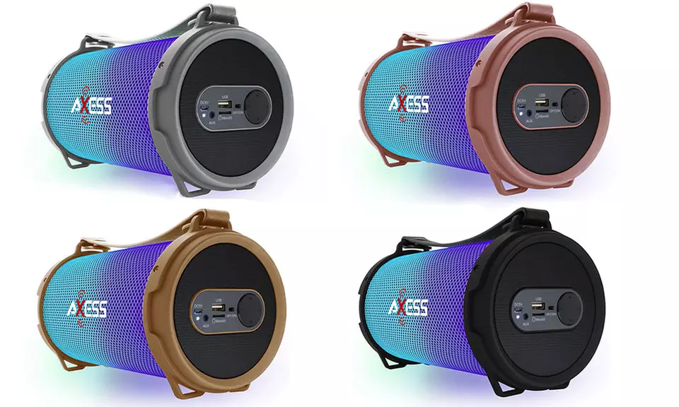 Axess SPBL1045 LED Wireless Bluetooth Media Speaker - Primary Image