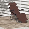 Image 7: Outsunny Two-in-One Foldable Lounger