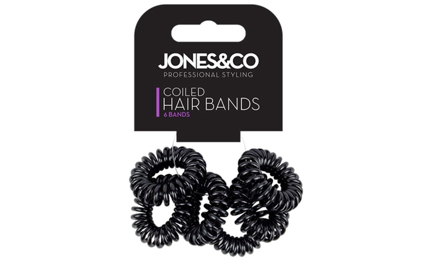 Image 2: Six Spiral Coil Bobble Hair Bands