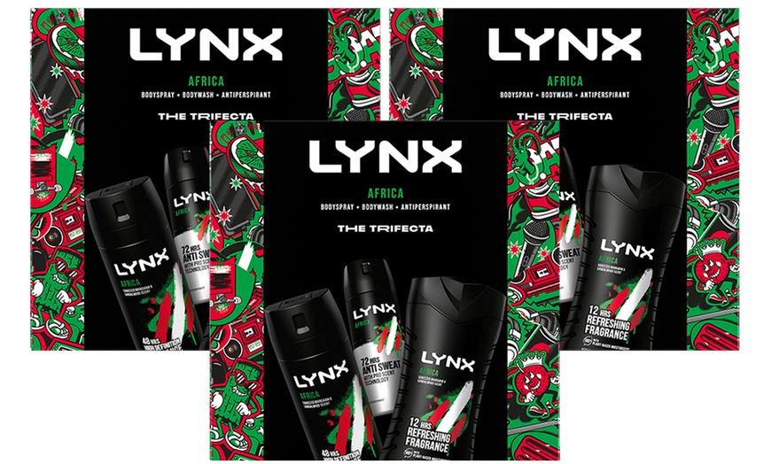 Image 5: Lynx Africa The Trifecta Gift Set for Him