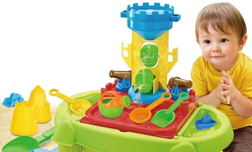 Image 6: Sand and Water Outdoor Activity Table Play Set