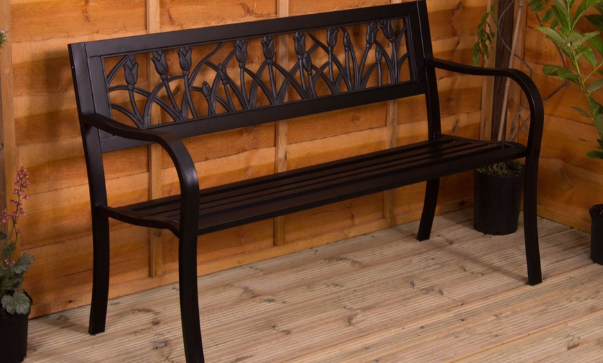 Image 5: Garden Vida Bench Collection