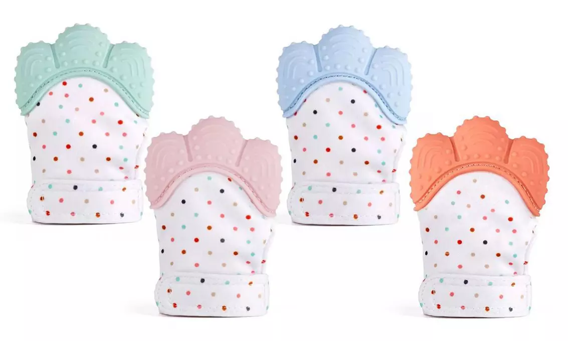 Silicone Teething Mitten for Infants  - Primary Image