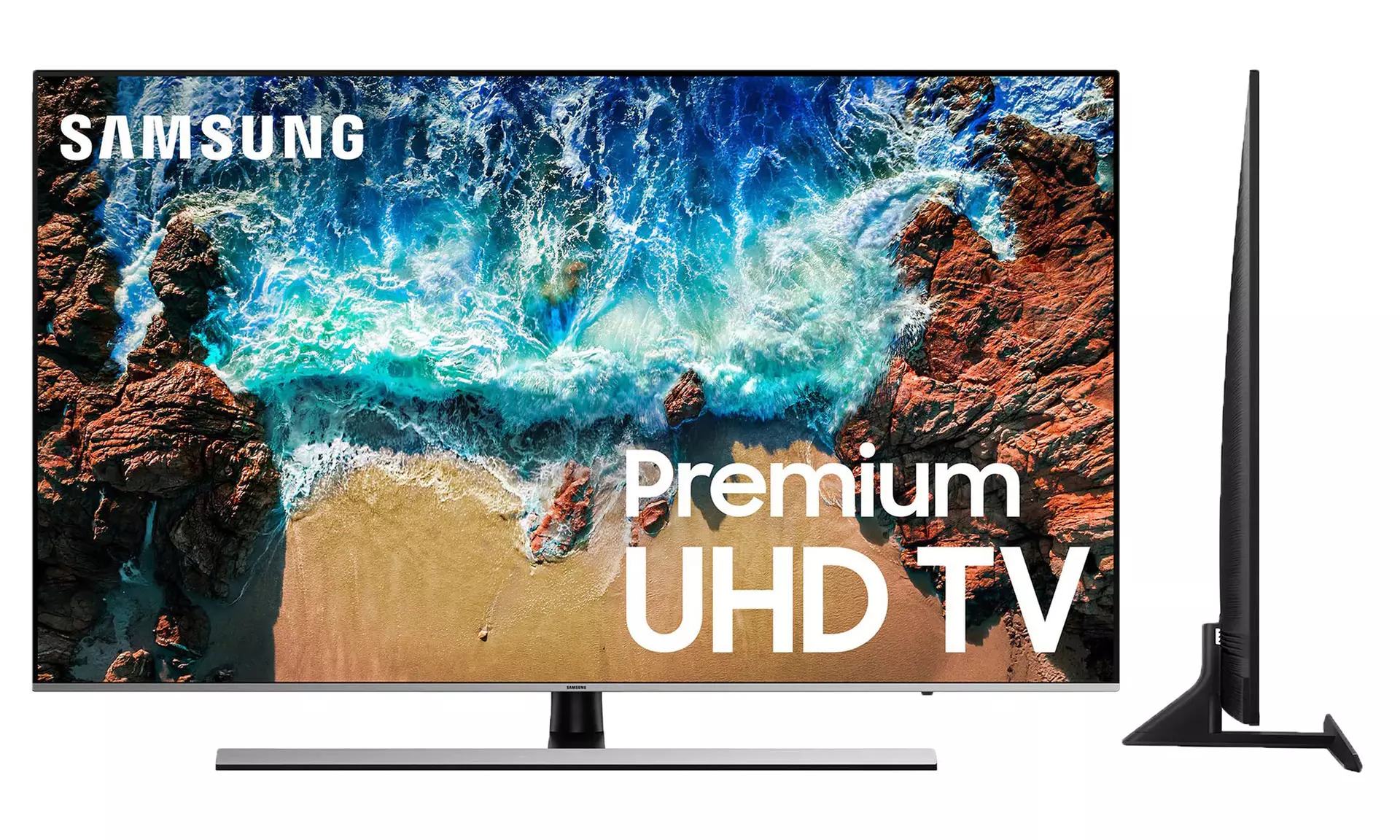 Samsung NU8000 55", 65", or 75" 4K UHD Smart Edge-Lit LED TV (Refurbished) - Primary Image
