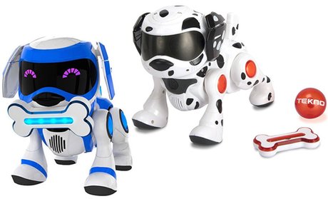 Tekno Robotic Puppy with Bone and Ball