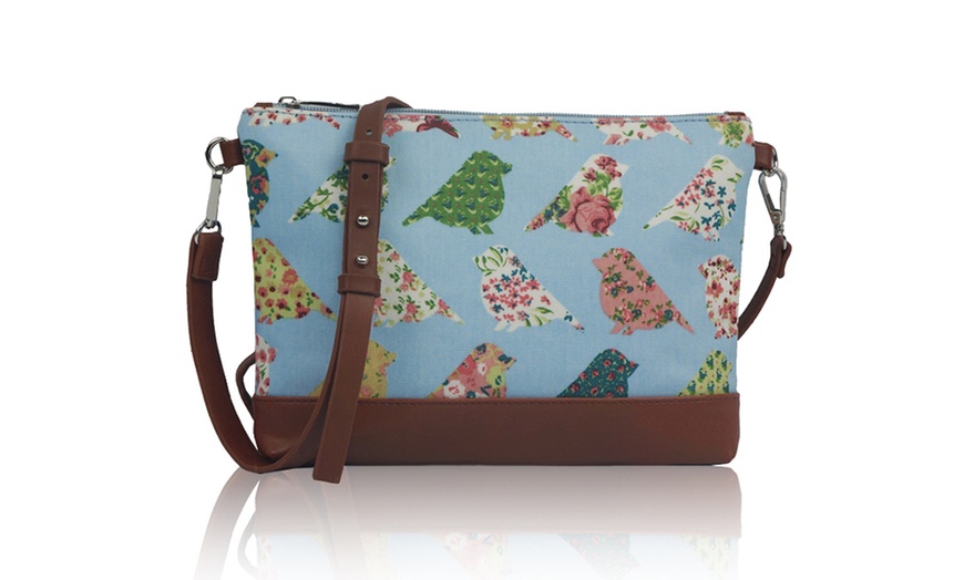 Image 32:  Printed Canvas Cross-Body Bags