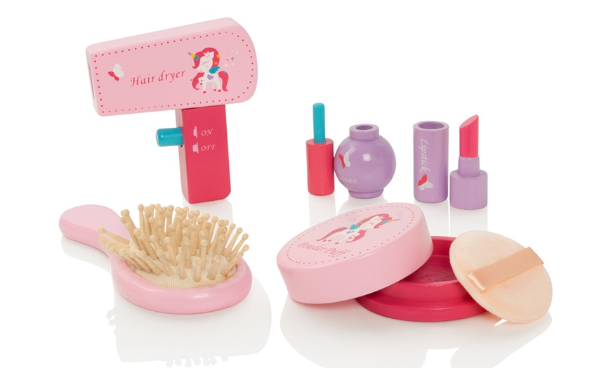 Image 4: Wooden Pretend Play Beauty Set