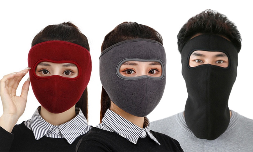 Image 1: Full Face Warm Mask