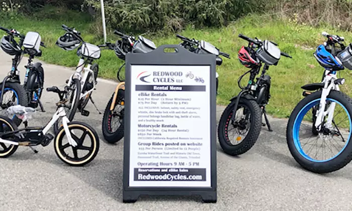 $56.25 for One-Day E-Bike Rental at Redwood Cycles ($75 Value) - Primary Image