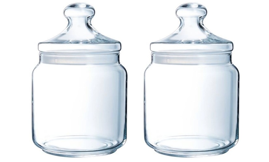 Image 7: Luminarc Glass Storage Jar Set