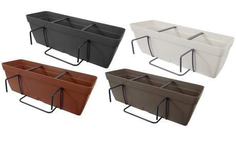 Set da 3 balconette per piante disponibili in 3 dimensioni e vari colori