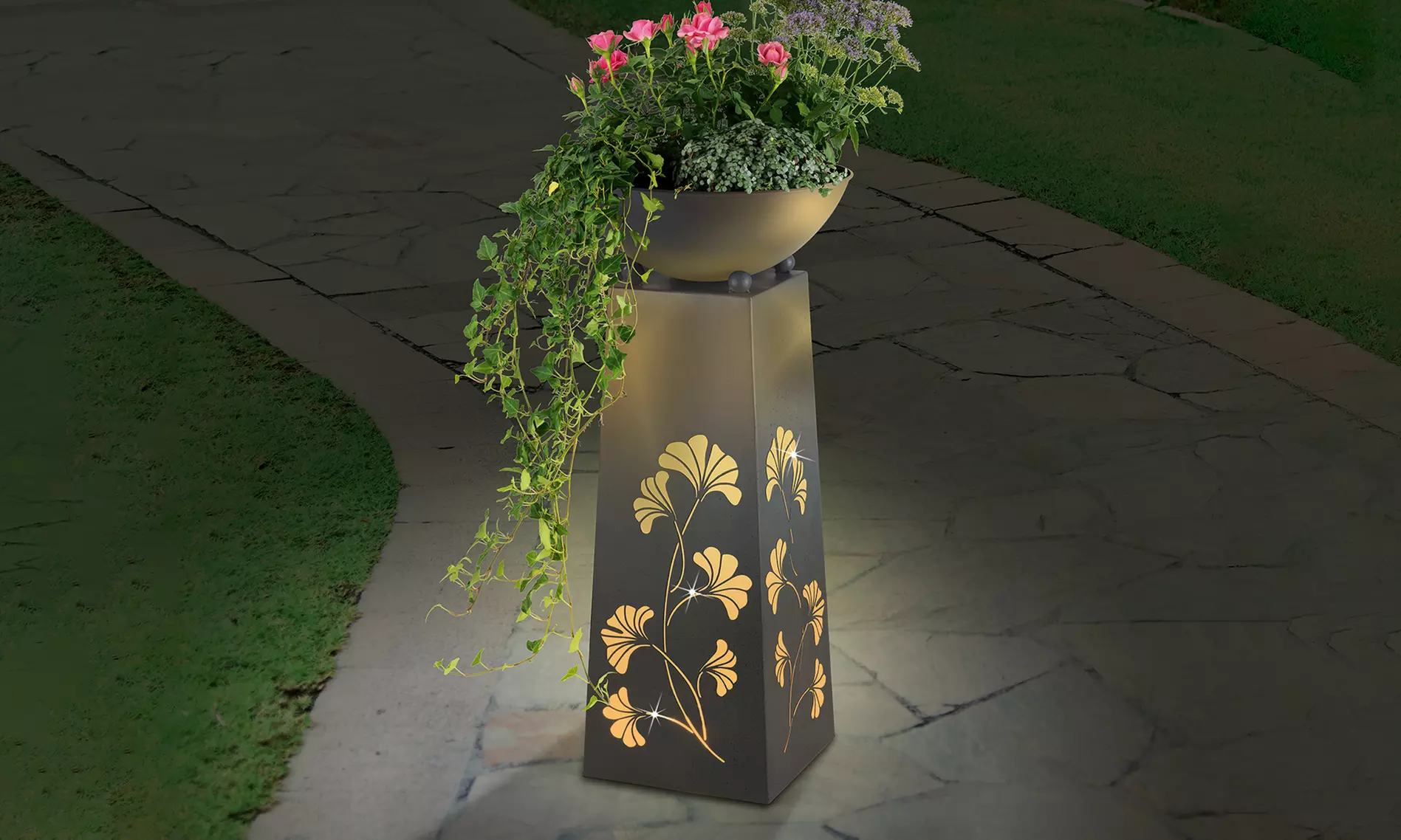 Colonne décorative pour plantes LED - Primary Image