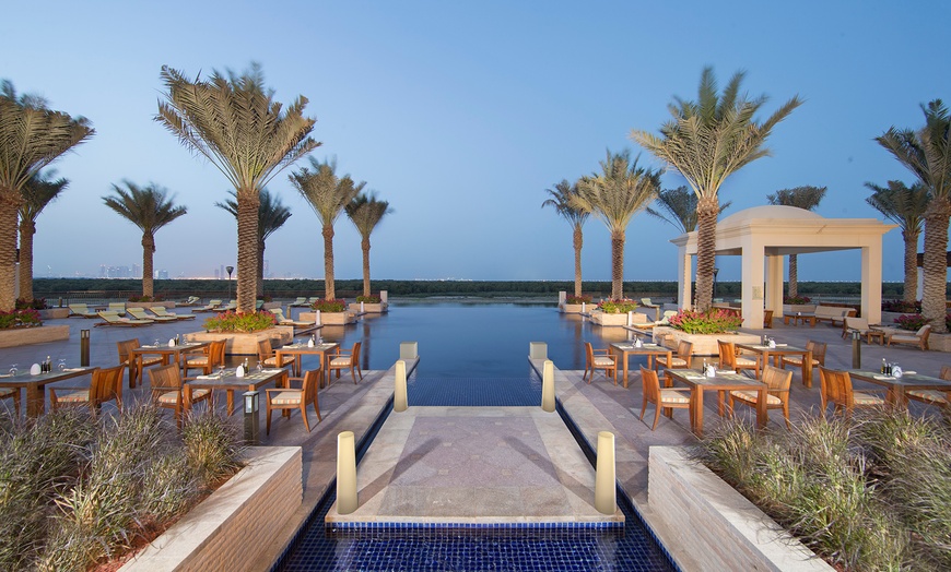 Image 3: Restaurant with Pool Access at 5* Anantara Eastern Mangroves Hotel