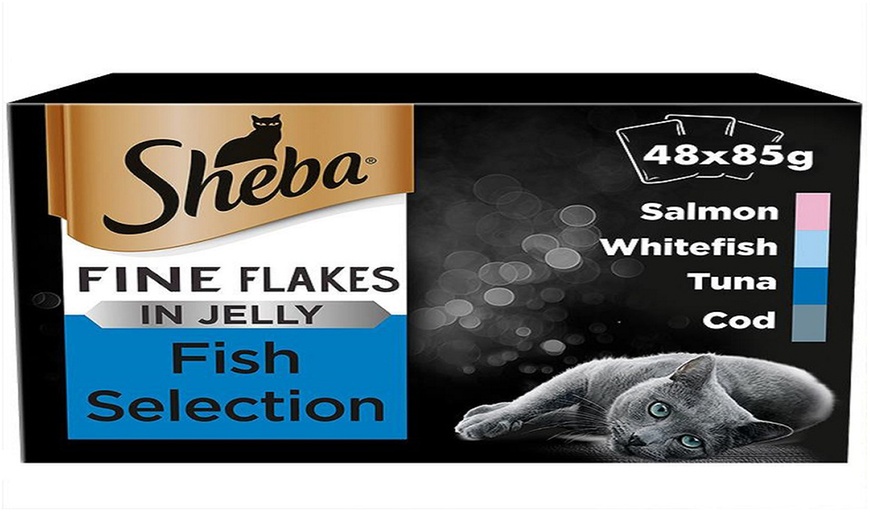 Image 3: Sheba Fine Flakes Cat Food Pouches