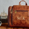 Image 3: Travel in Style With Personalized Vegan-Friendly Leather Toiletry Bag (Up to $maximum_of_discount_percentage Off)