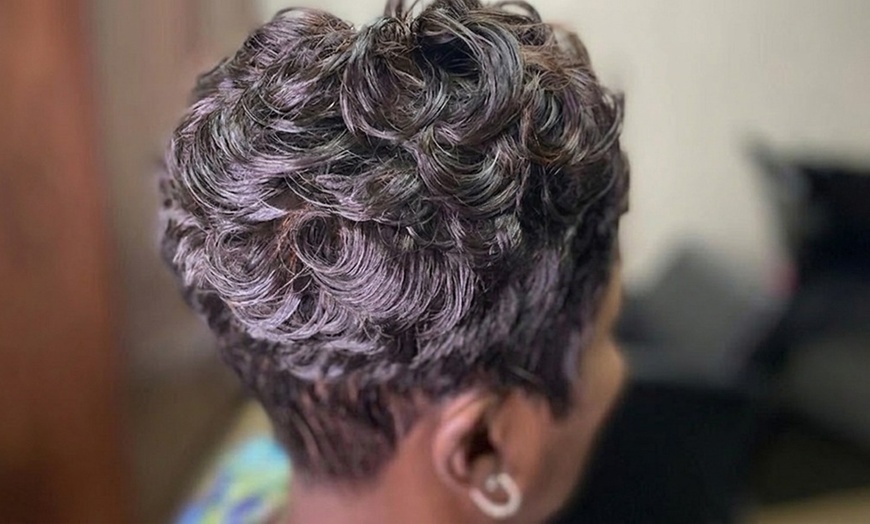 Image 8: Blowout & Silk Press or Choice of Haircut, Shampoo & Style Package