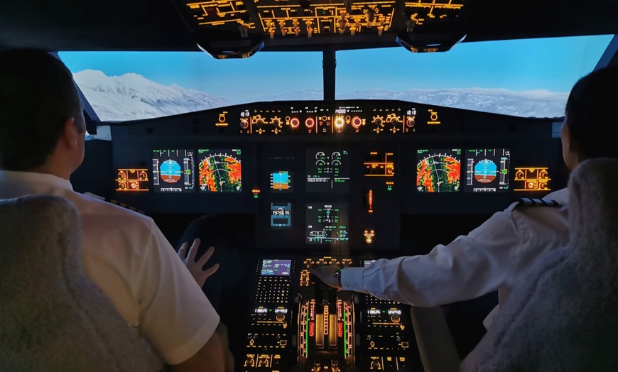 Image 1: Up to 40% Off on Flight Simulator (Ride / Experience) at The Manchester Flight Sim Centre