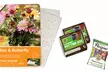 Hummingbird, Butterfly & Songbird Flower Seed Mats w/ Soil Block (1, 2, 3-Pack) - Second Medium