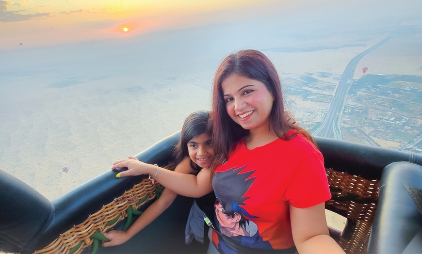 Image 3: Hot Air Balloon Ride over Dubai Desert Package with Transfers 