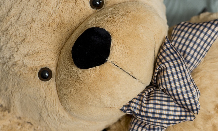 Image 3: Oversized Soft Teddy Bear