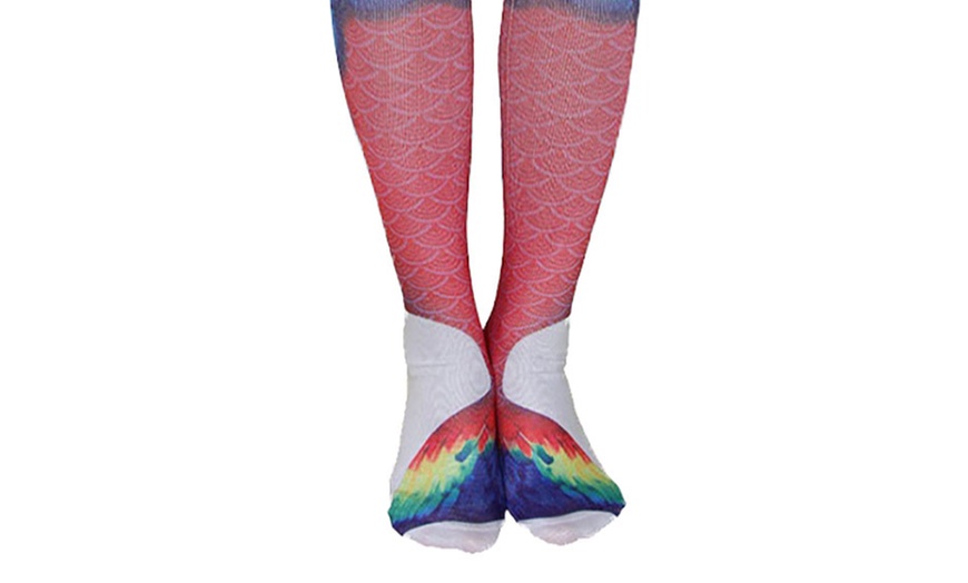 Image 2: Mermaid Print Socks