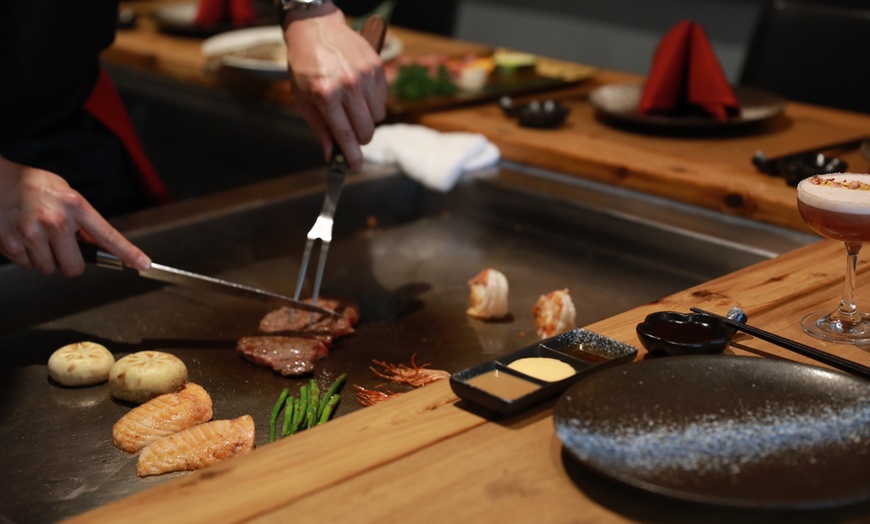 Image 2: Experience a Vibrant Teppanyaki Feast with Culinary Artistry in Melbourne