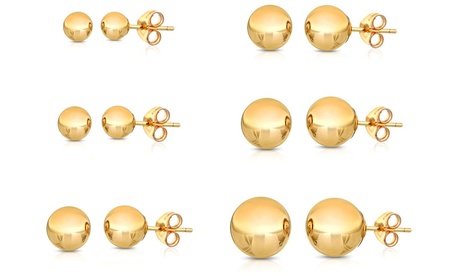 1,2 ou 3 paires de boucles d'oreilles boules d'argent Ah! Jewellery