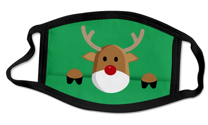 Image 7: Christmas-Themed Face Mask