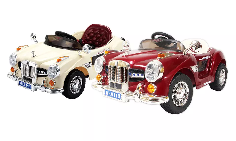 Kids' Ride-On Classic Luxury Cars - Primary Image