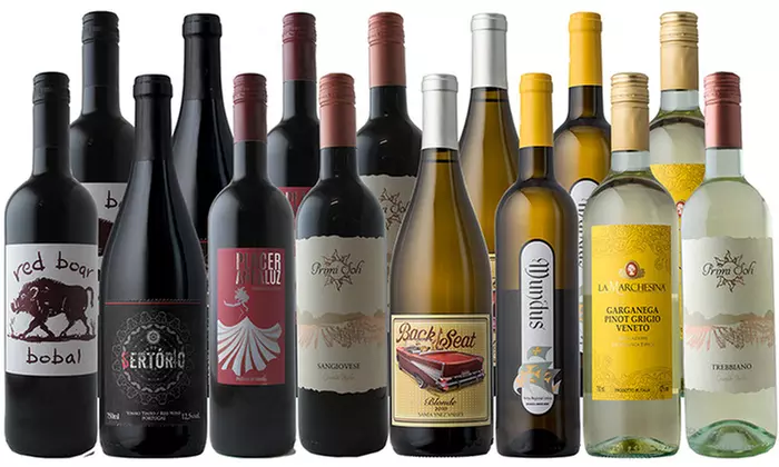 Six Bottles or Fifteen Bottles of Wine Delivery Subscription w/ Free Shipping from Splash Wines (Up to 74% Off) - Second Medium