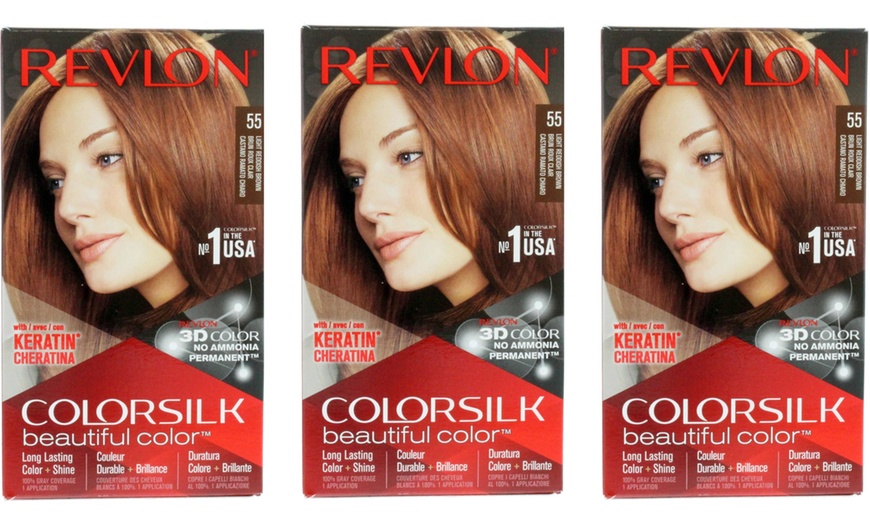 Image 18: Revlon Colorsilk Permanent Hair Colour Three-Pack