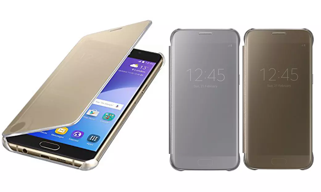 Samsung halb-transparentes Smartphone-Cover für Galaxy A5, S8, S8+, S7 Edge oder S7 in der Farbe nach Wahl - Primary Image