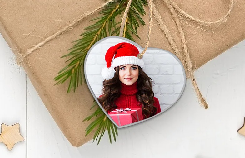 Personalized Christmas Photo Ornaments from Printerpix 